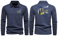 Thumbnail for AIRBUS 380 ENGINE GP700LONG SLEEVE  POLO