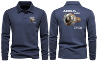 Thumbnail for AIRBUS A320 V2500 LONG SLEEVE  POLO