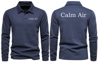 Thumbnail for CALM AIR LONG SLEEVE  POLO