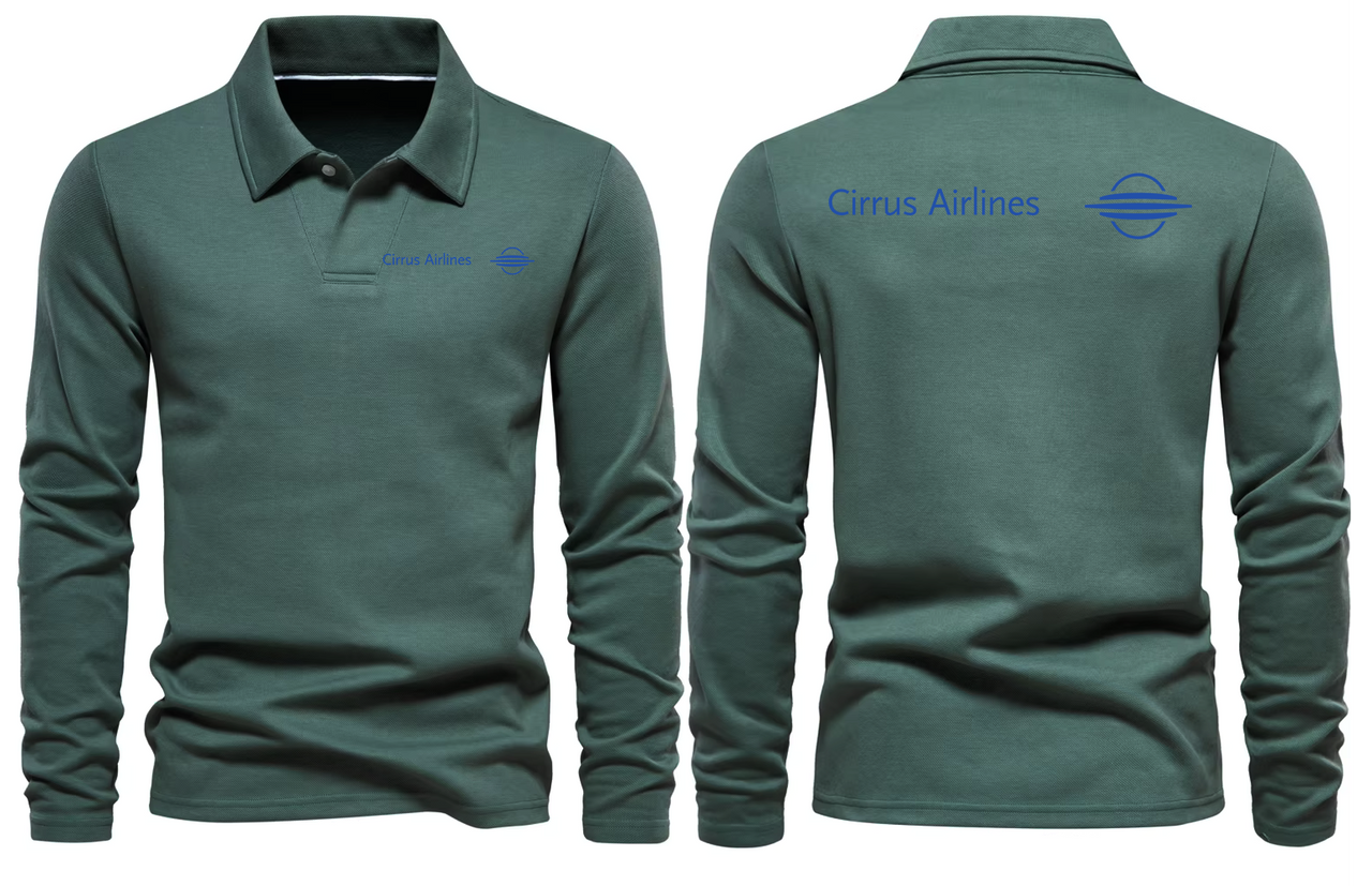 CIRRUS AIRLINES LONG SLEEVE  POLO