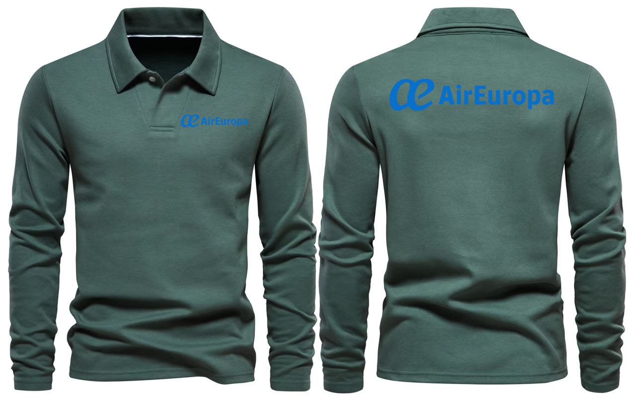 AIR EUROPA  LONG SLEEVE  POLO