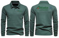 Thumbnail for ALITALIA LONG SLEEVE  POLO