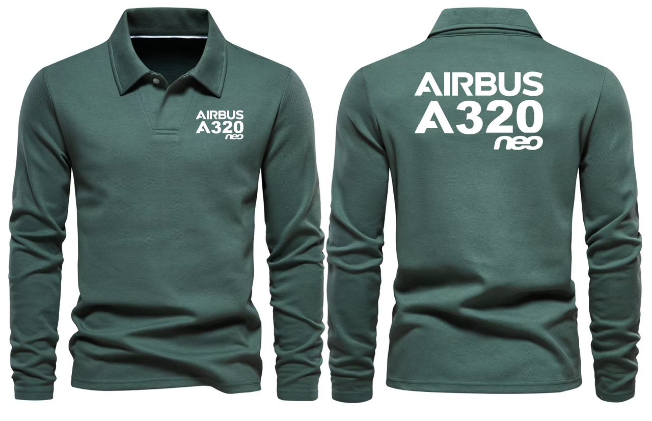 AIRBUS A320 NEW LONG SLEEVE  POLO