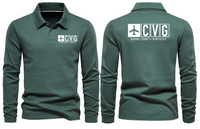 Thumbnail for CVG AIRPORT LONG SLEEVE POLO