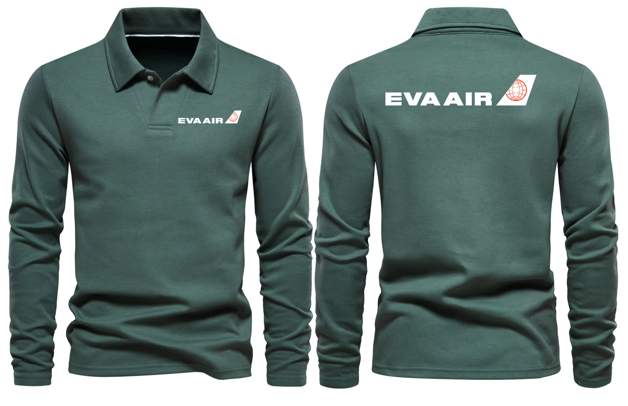 EVAAIR  LONG SLEEVE  POLO