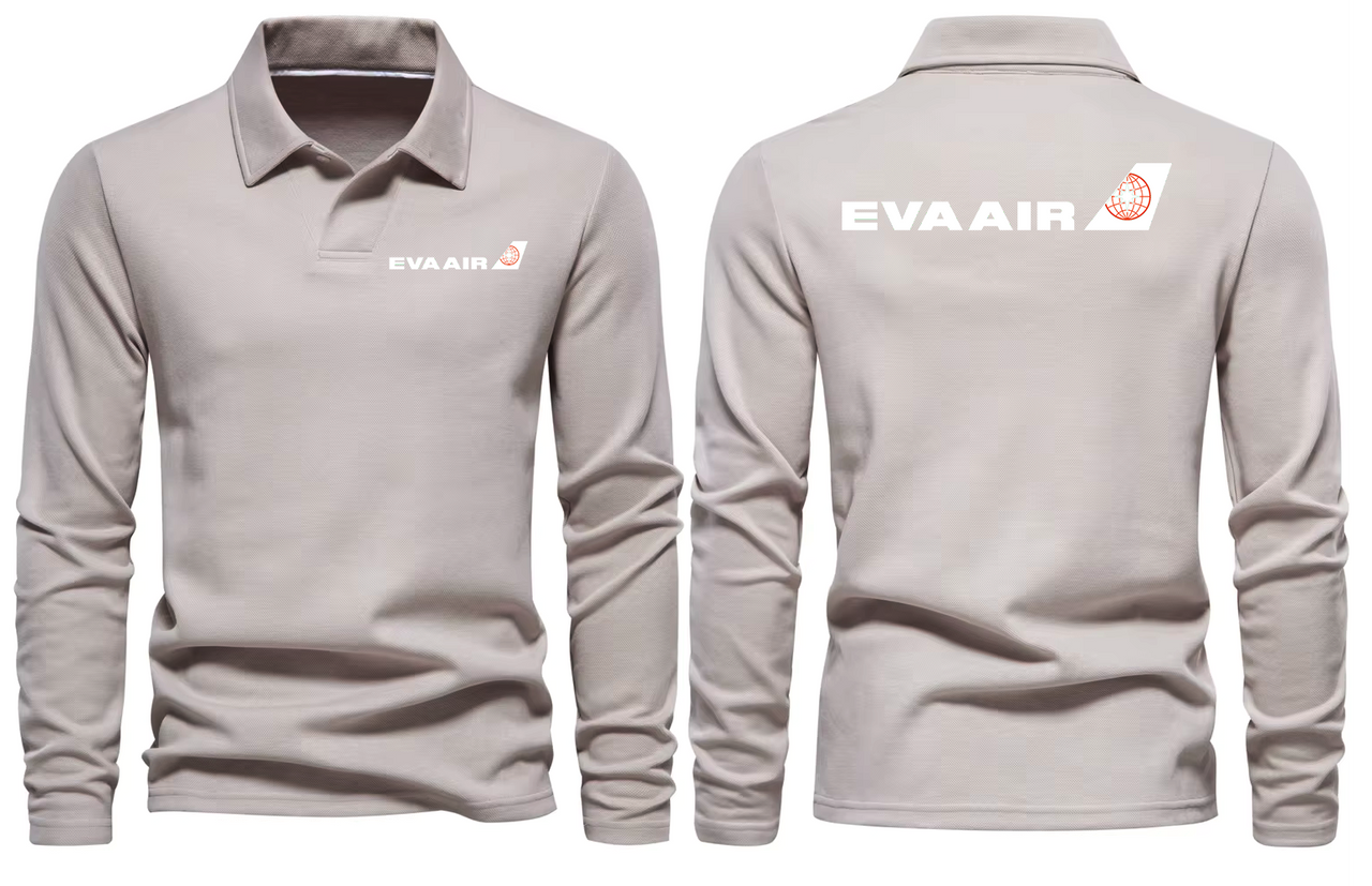 EVAAIR  LONG SLEEVE  POLO