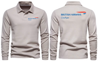 Thumbnail for BRITISH AIRWAYS CITYFLYER LONG SLEEVE  POLO