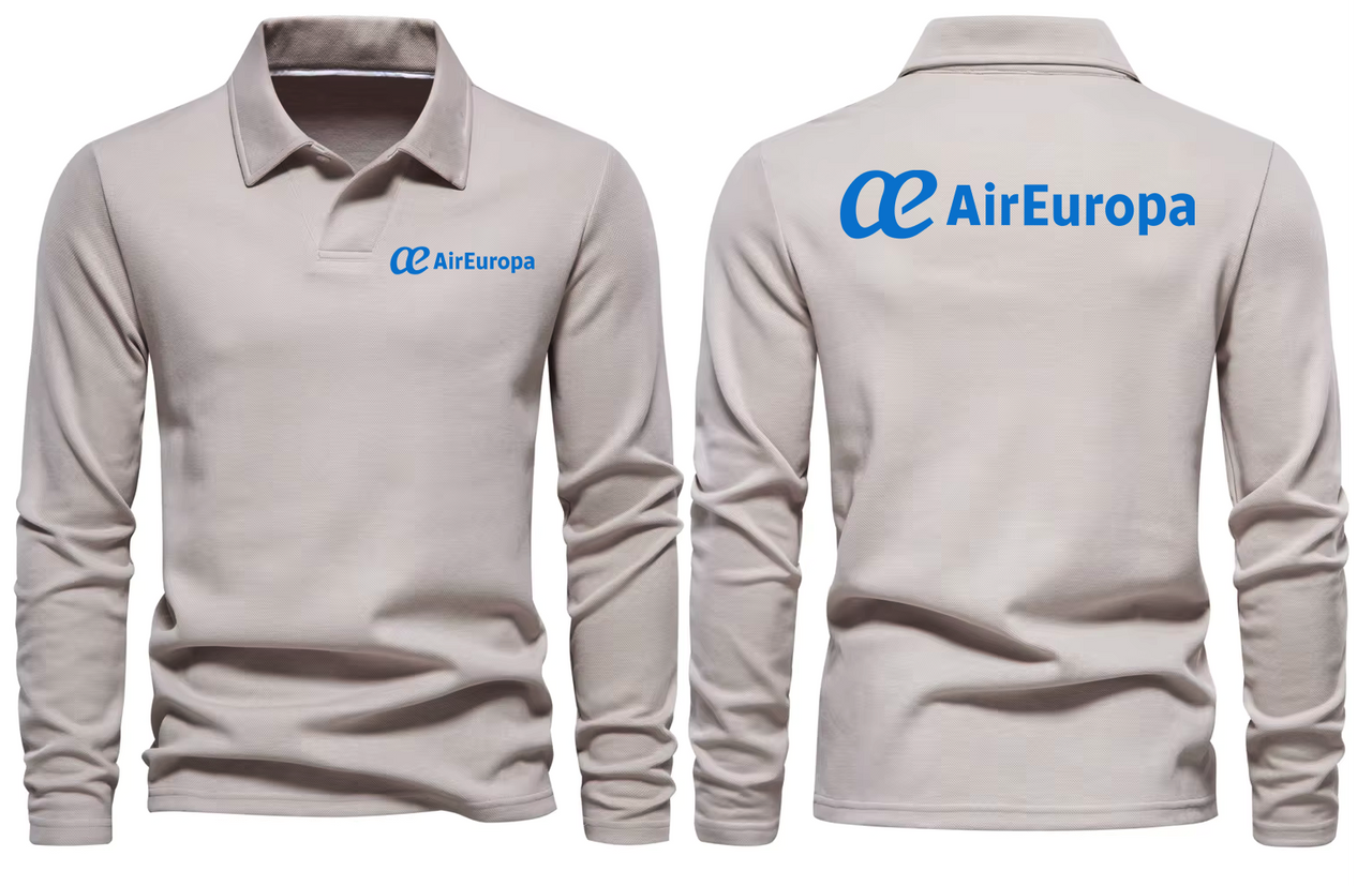 AIR EUROPA  LONG SLEEVE  POLO