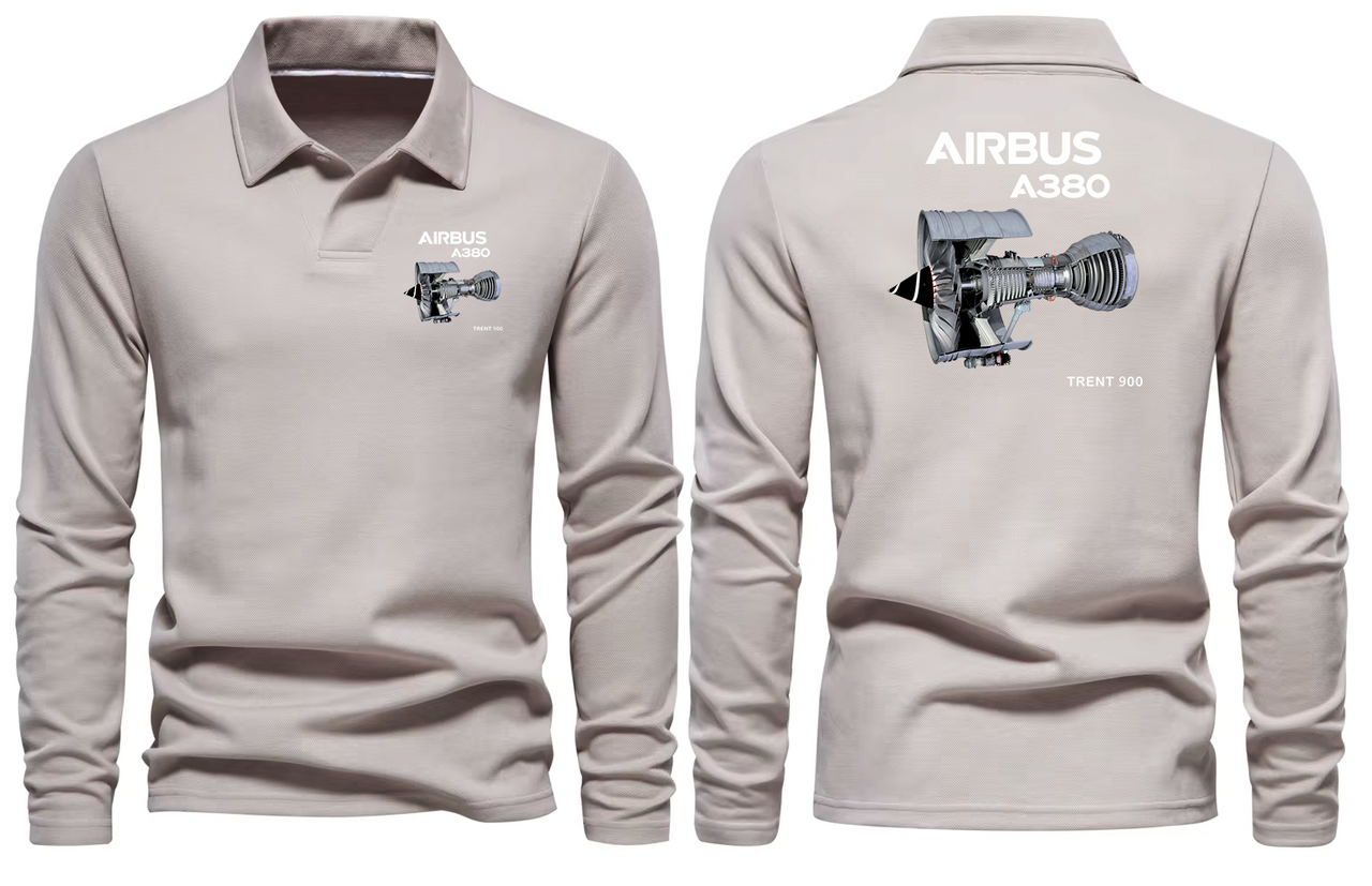AIRBUS A380 TRENT 900  LONG SLEEVE  POLO
