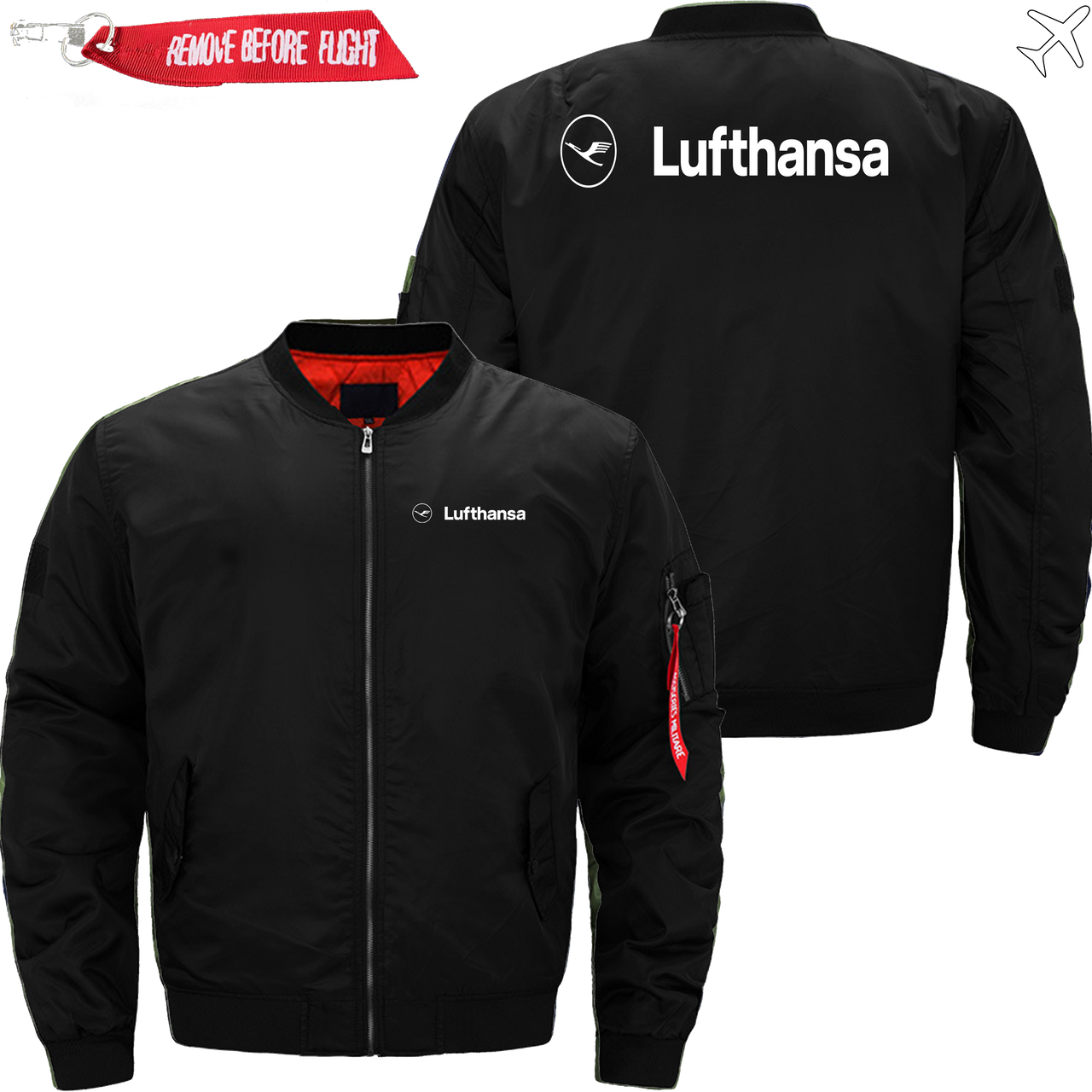 LUFTHANSA AIRLINES MA1 JACKET THE AV8R