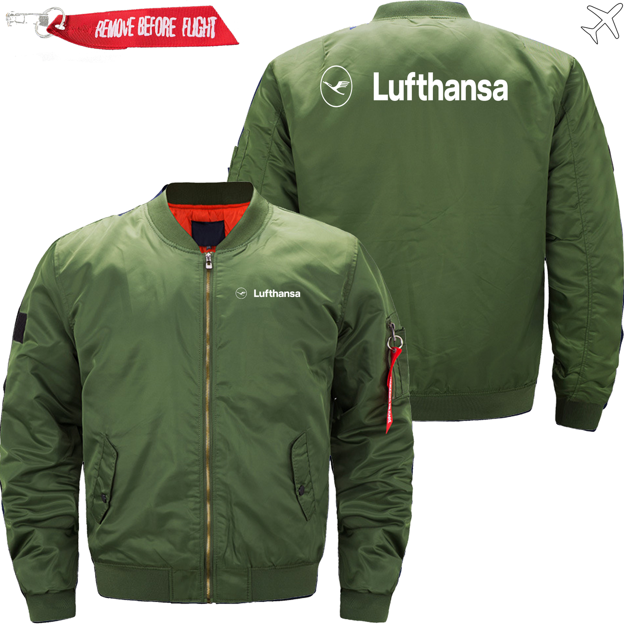 LUFTHANSA AIRLINES MA1 JACKET THE AV8R