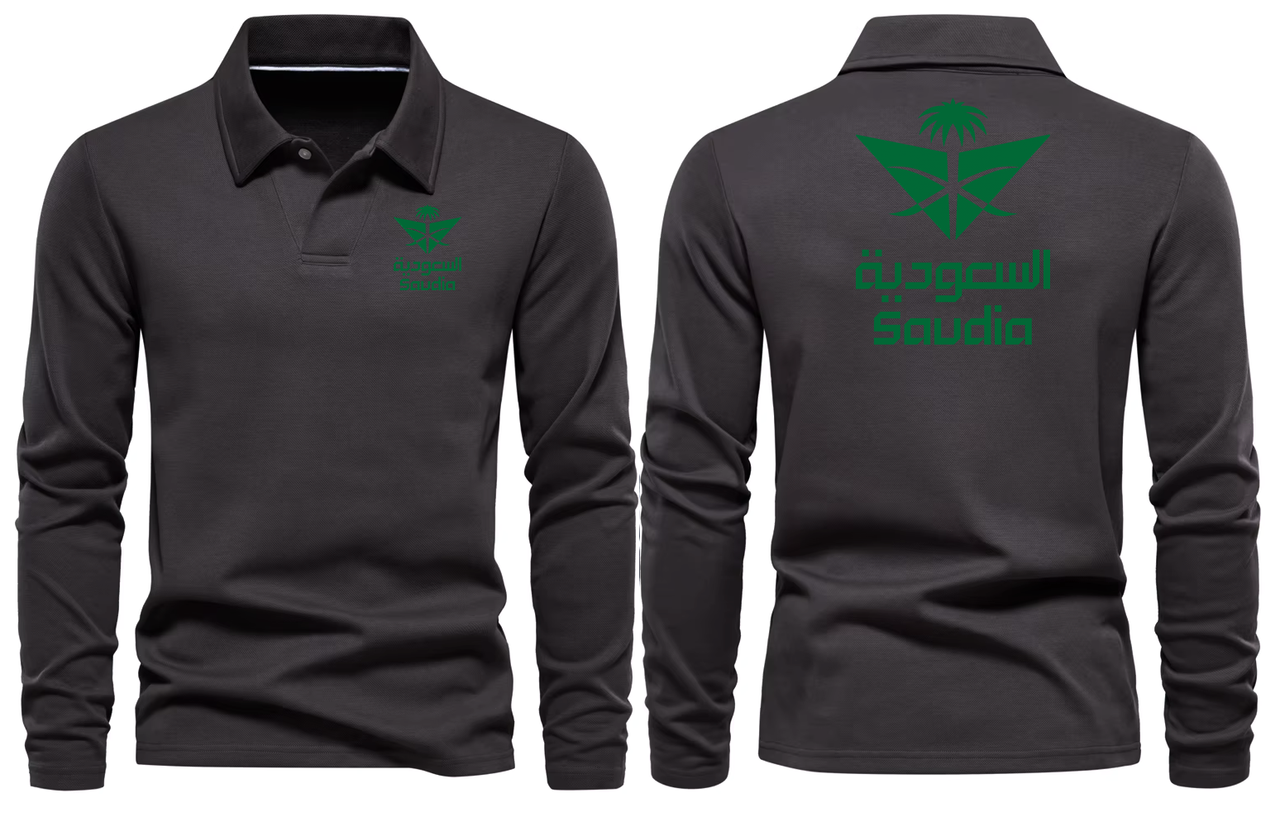 SAUDIA LONG SLEEVE  POLO