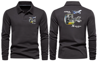 Thumbnail for AIRBUS A380 GP7000 LONG SLEEVE  POLO