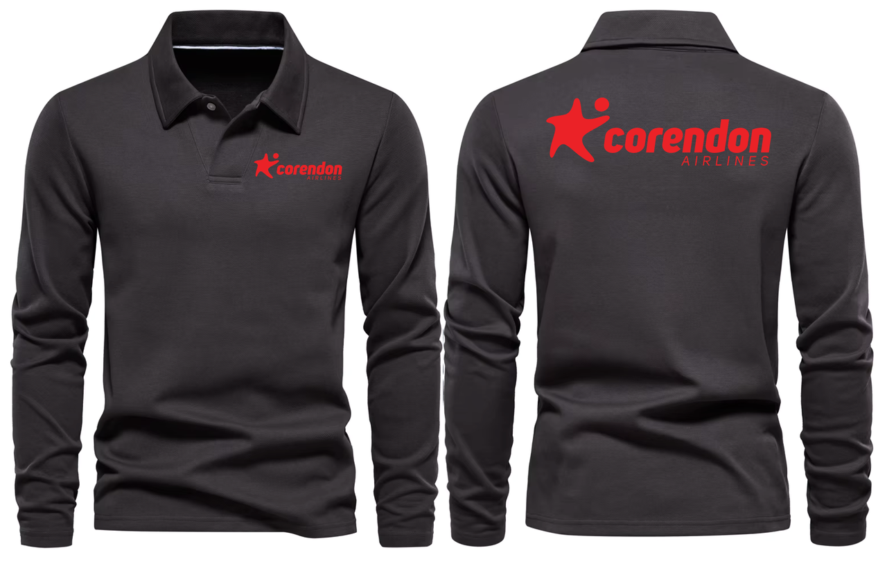 CORENDON AIRLINES LONG SLEEVE  POLO
