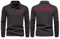 Thumbnail for HELVETIC AIRLINES LONG SLEEVE  POLO