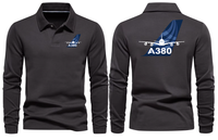 Thumbnail for AIRBUS A380 LONG SLEEVE  POLO