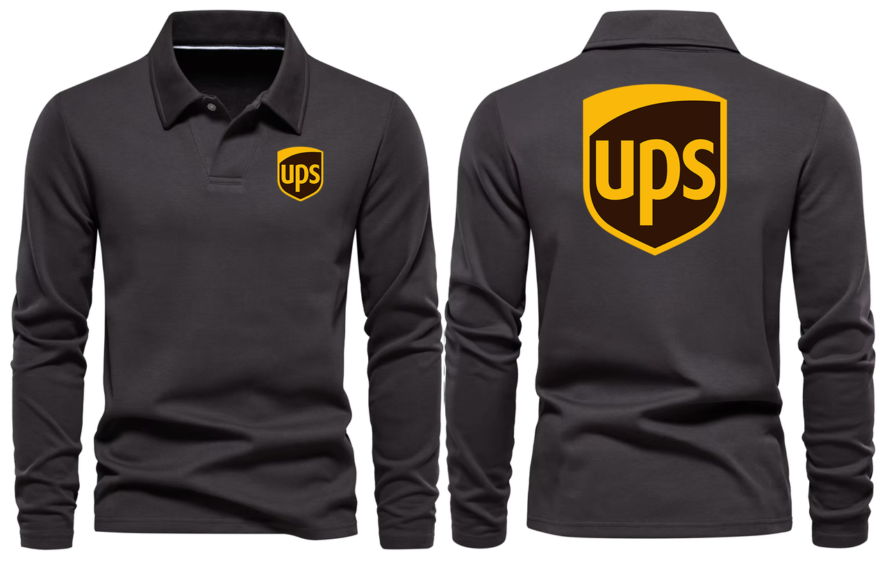 UPS AIR  LONG SLEEVE  POLO