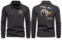Thumbnail for AIRBUS A320 V2500 LONG SLEEVE  POLO