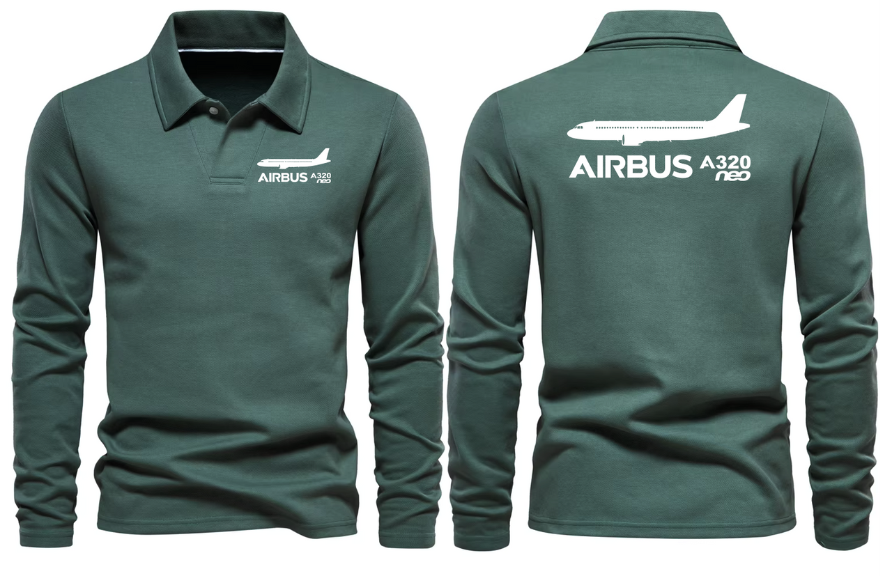 AIRBUS A320 NEW LONG SLEEVE  POLO