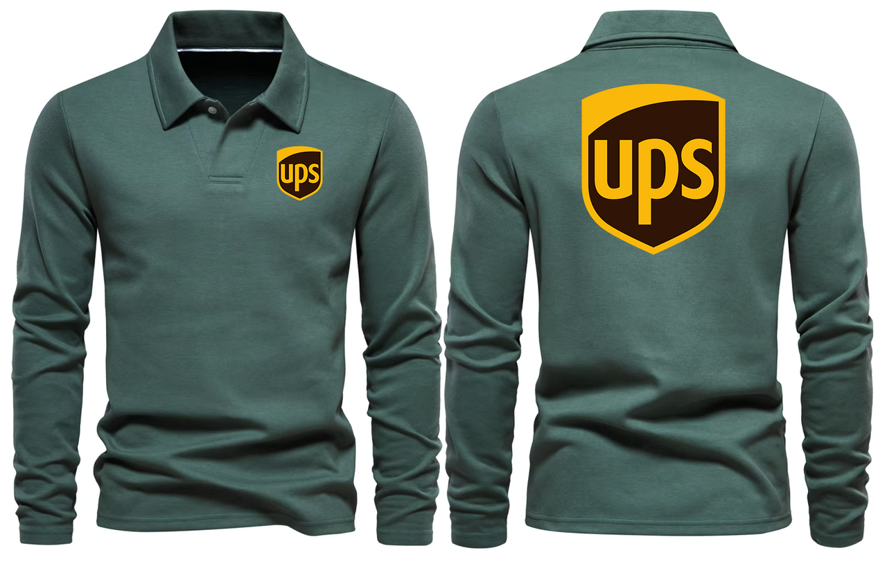 UPS AIR  LONG SLEEVE  POLO