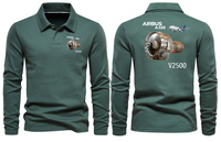 Thumbnail for AIRBUS A320 V2500 LONG SLEEVE  POLO