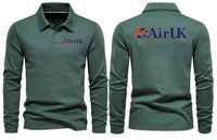 Thumbnail for AIR UK LONG SLEEVE  POLO
