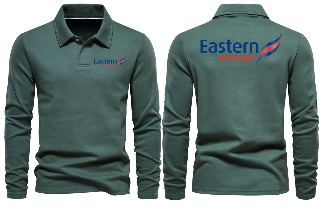 EASTERN AIRWAYS LONG SLEEVE  POLO