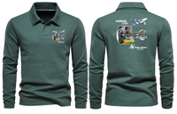 Thumbnail for AIRBUS A380 GP7000 LONG SLEEVE  POLO