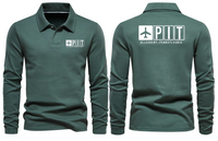 Thumbnail for PIT AIRPORT LONG SLEEVE POLO