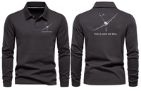 Thumbnail for AIRBUS A380  THIS IS HOW WE ROLL LONG SLEEVE  POLO