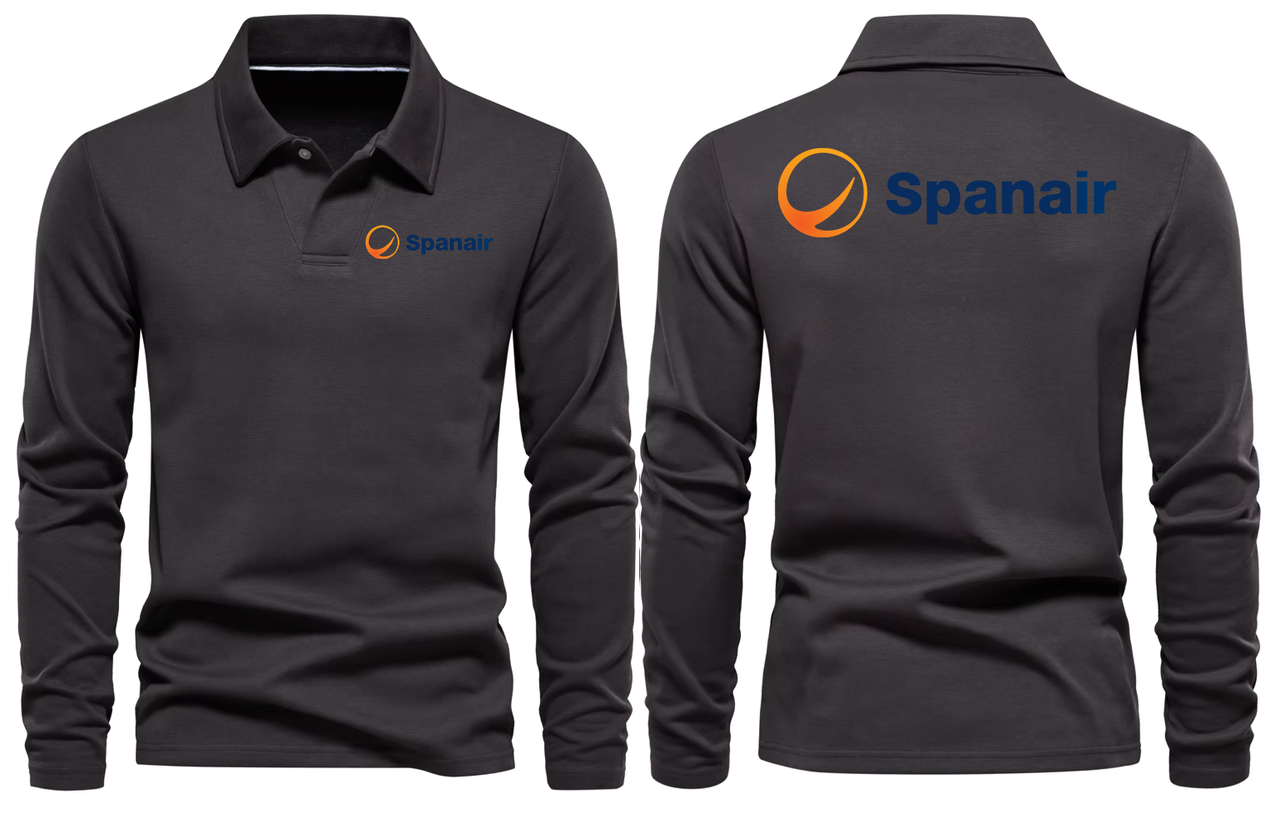 SPAN AIR  LONG SLEEVE  POLO
