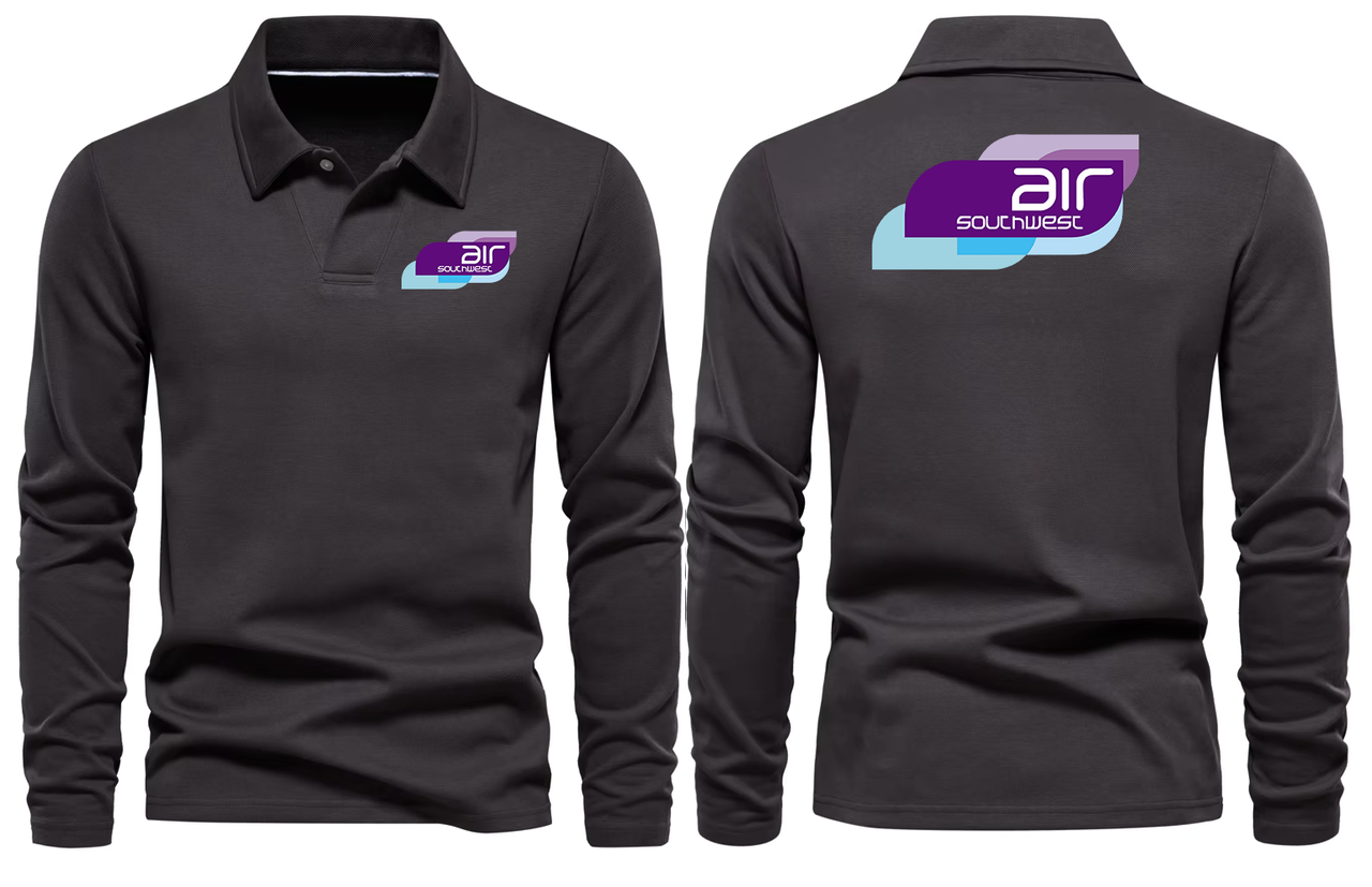 SOUTHWEST AIR LONG SLEEVE  POLO