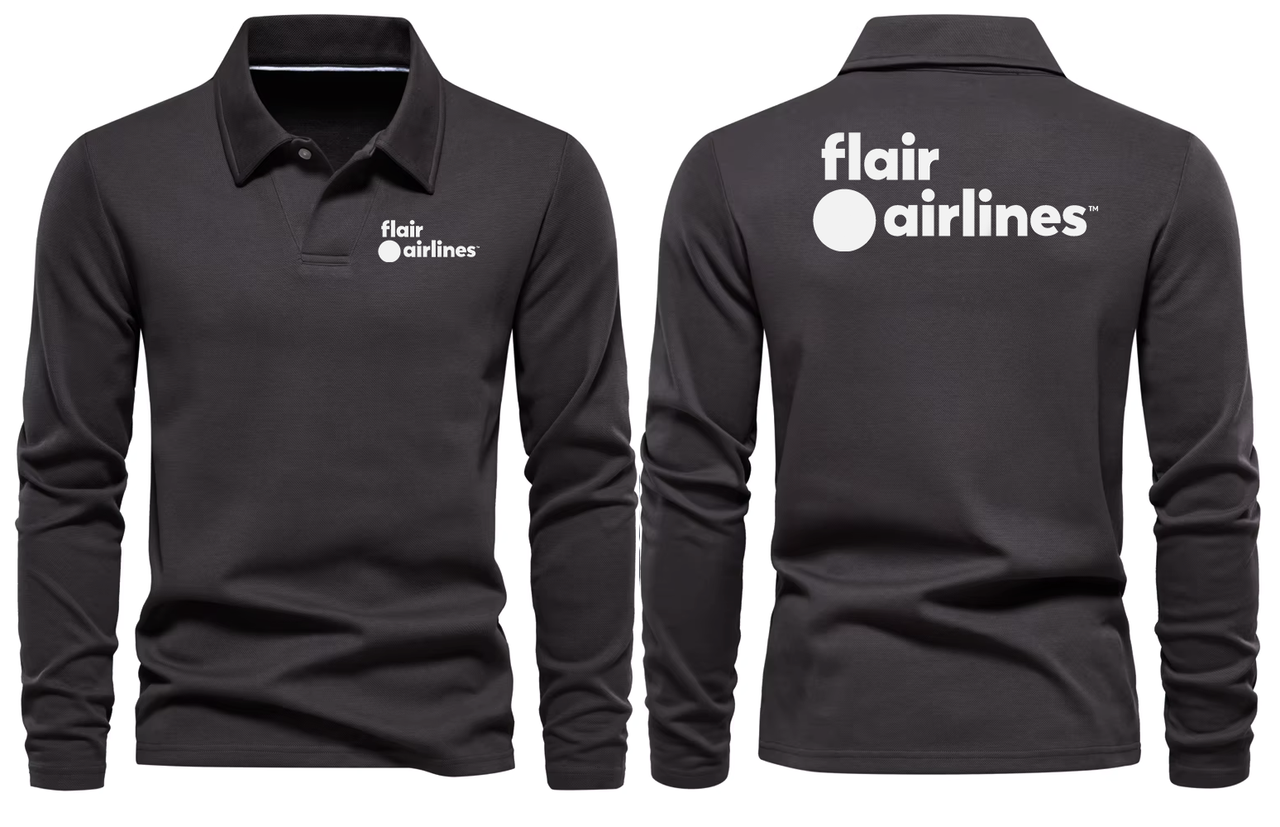 FLAIR AIRLINES LONG SLEEVE  POLO