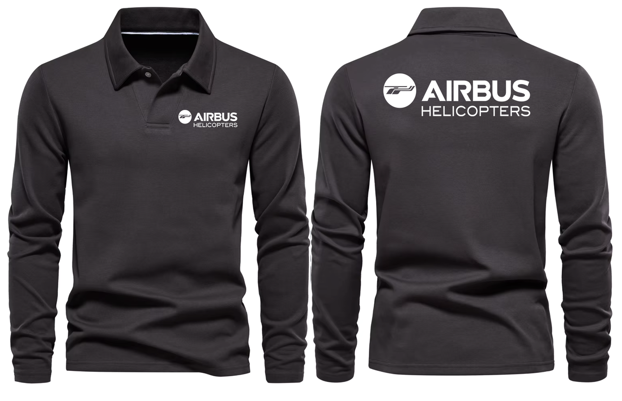 AIRBUS HELICOPTER LONG SLEEVE  POLO