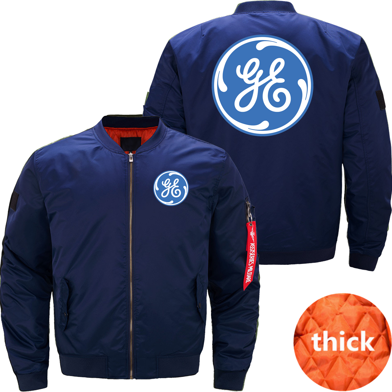 GENERAL ELECTRIC BOMBER FIG*TER JACKET