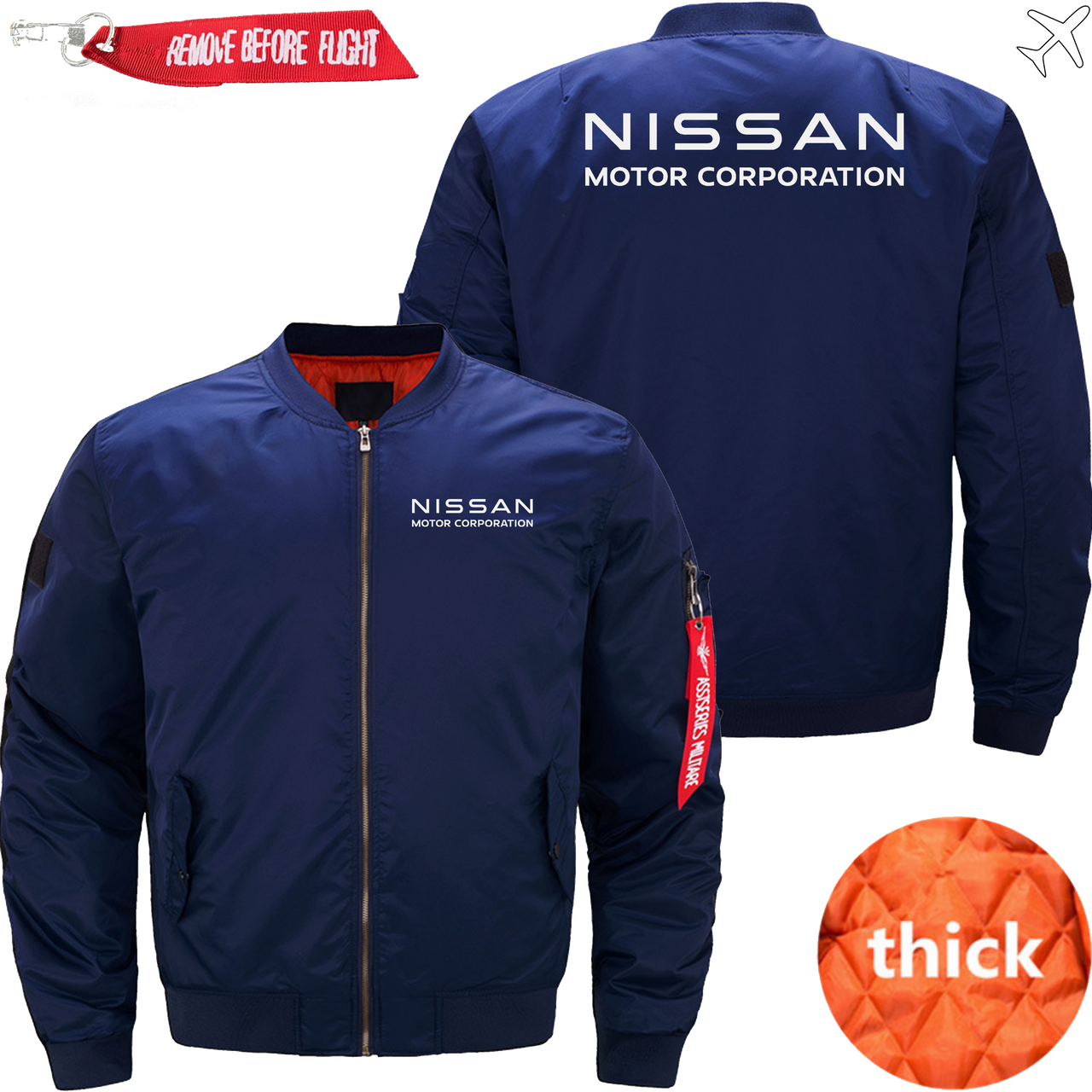 NISSAN BOMBER FIG*TER MA1 JACKET