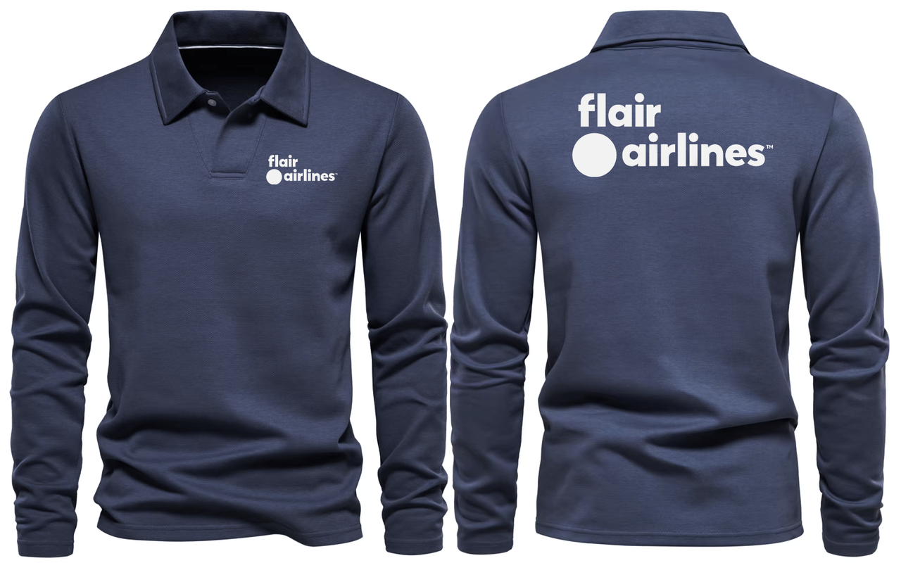 FLAIR AIRLINES LONG SLEEVE  POLO