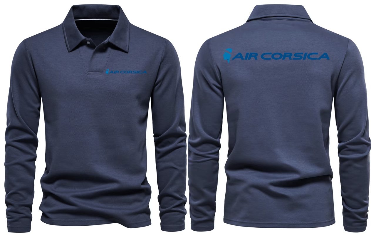 AIR CORSICA LONG SLEEVE  POLO