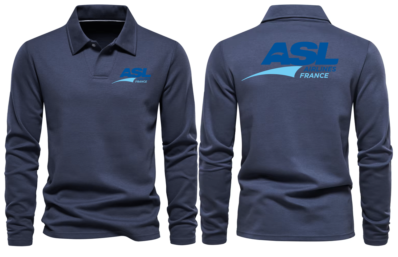 ASL LONG SLEEVE  POLO