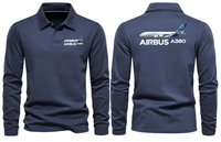 Thumbnail for AIRBUS A380 LONG SLEEVE  POLO