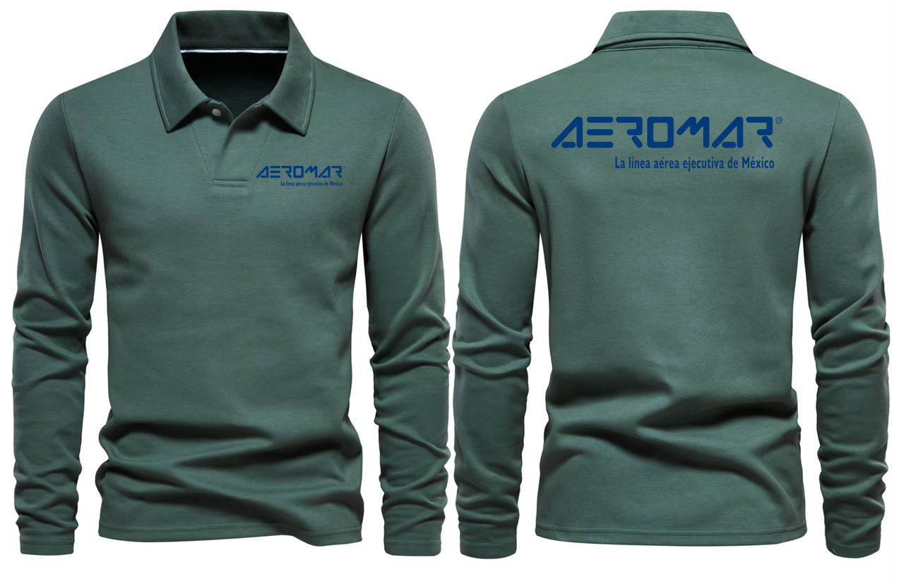 AEROMAR LONG SLEEVE  POLO