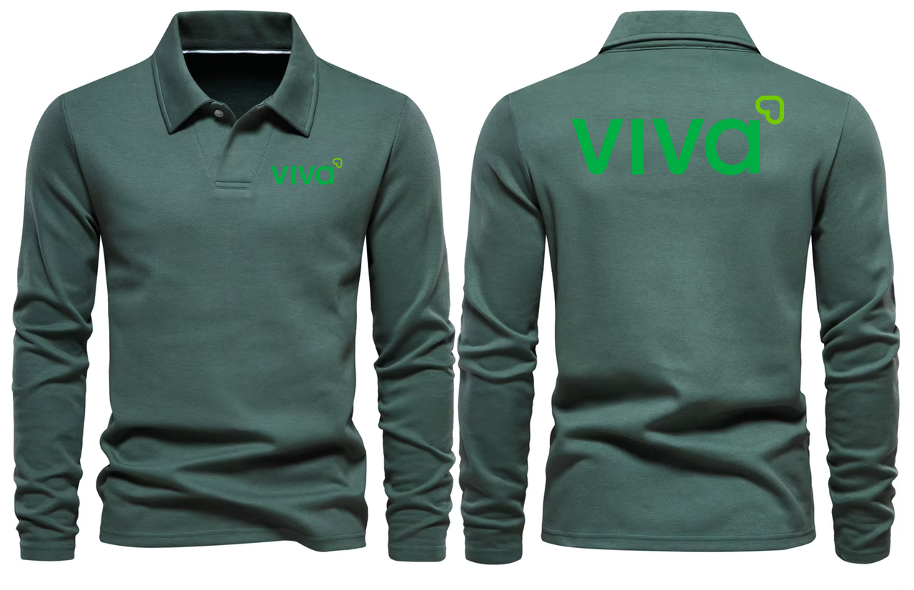 VIVA AIR  LONG SLEEVE  POLO