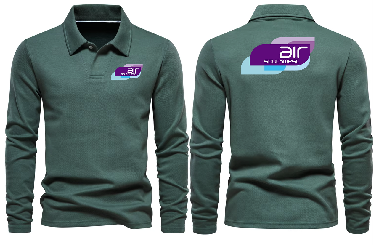 SOUTHWEST AIR LONG SLEEVE  POLO