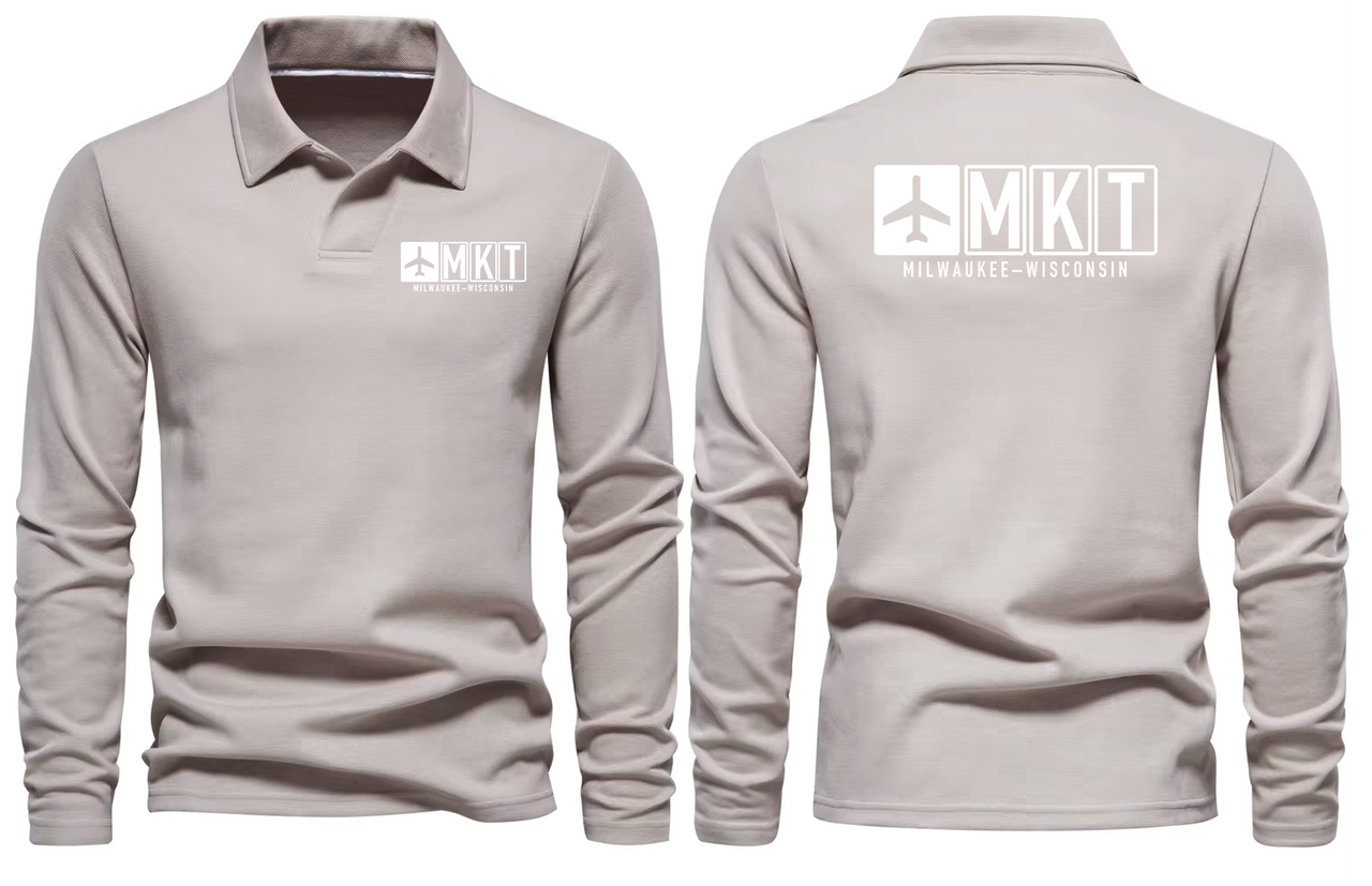 MKT AIRPORT LONG SLEEVE POLO