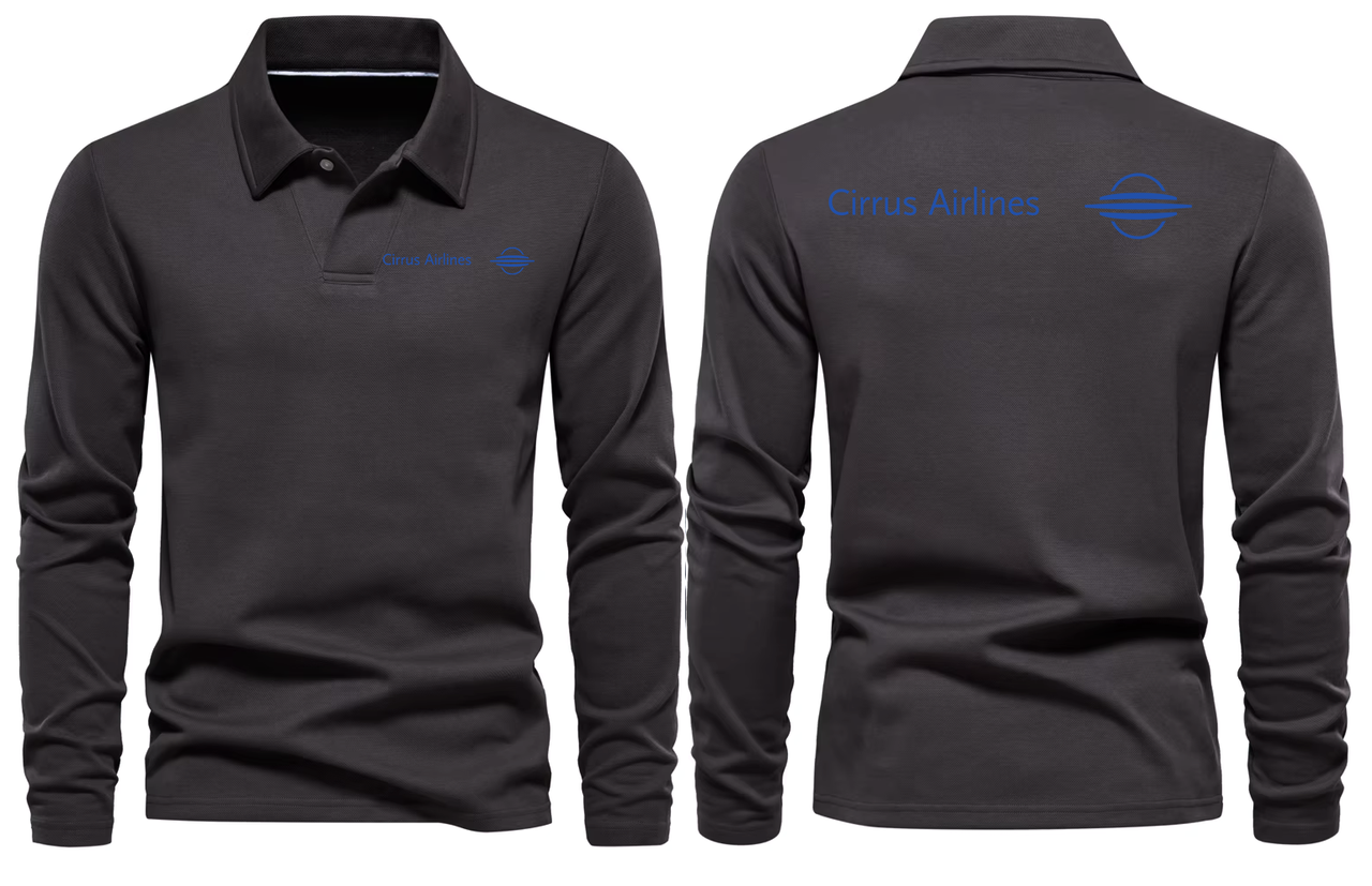 CIRRUS AIRLINES LONG SLEEVE  POLO