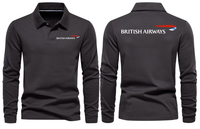 Thumbnail for BRITISH AIRWAYS LONG SLEEVE  POLO