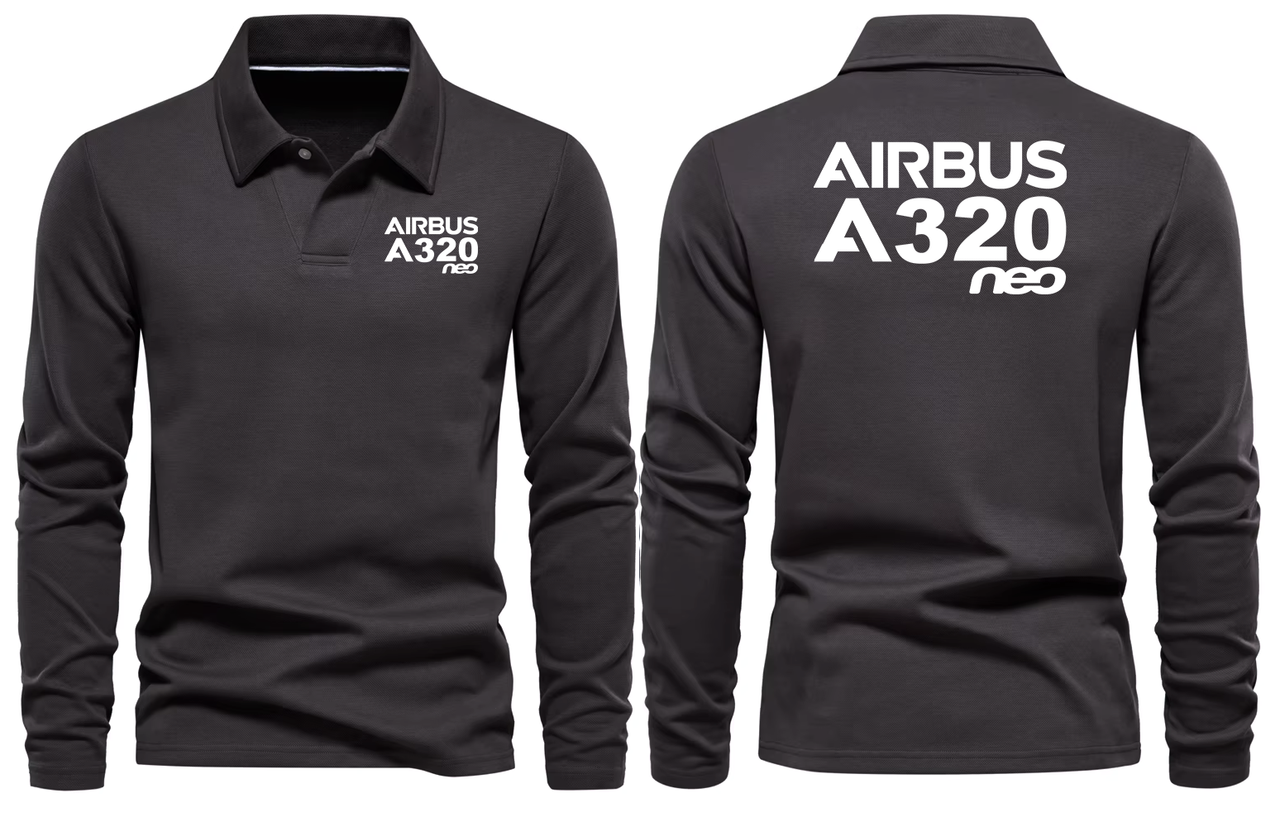 AIRBUS A320 NEW LONG SLEEVE  POLO