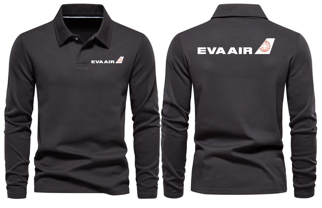 EVAAIR  LONG SLEEVE  POLO