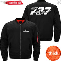 Thumbnail for Boeing 737 Ma-1 Bomber Jacket Flight Jacket Aviator Jacket11 THE AV8R