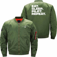 Thumbnail for HELICOPTER Ma-1 Bomber Jacket Flight Jacket Aviator Jacket THE AV8R